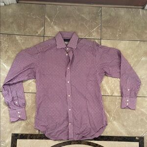 Men's Purple Checkered Shirt